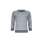 Sweater stripe - blauw