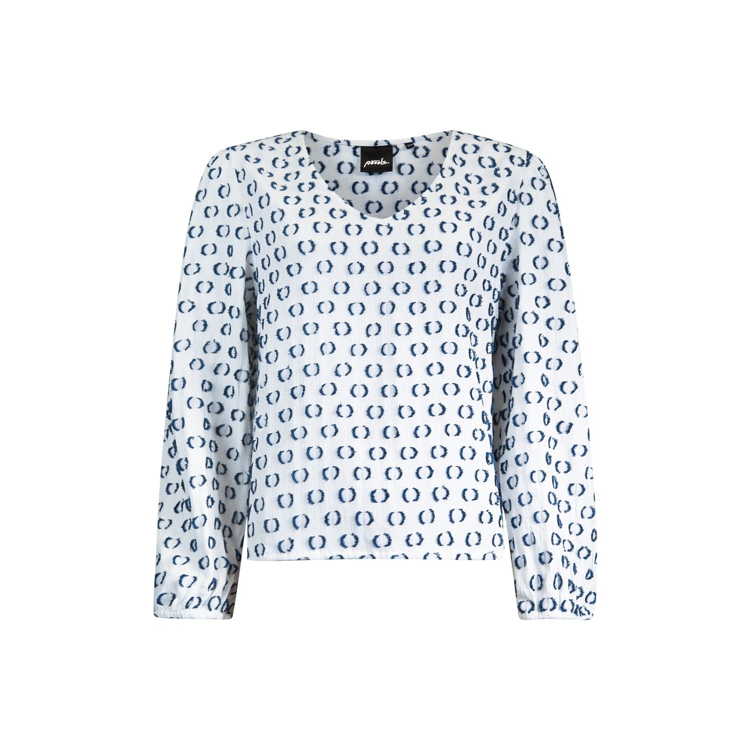 Blouse dots - blue