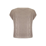 Sweater sleeveless - brown