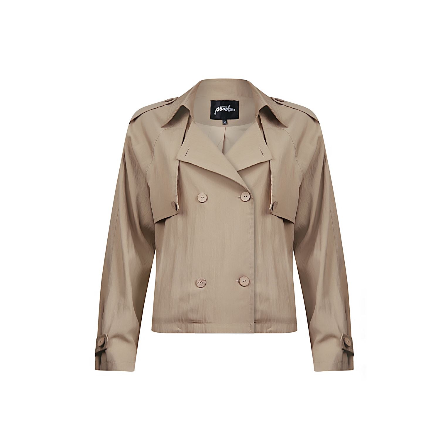 Trenchcoat short - brown