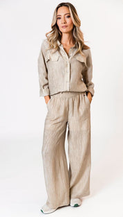 Pant loose - brown