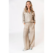 Pant loose - brown