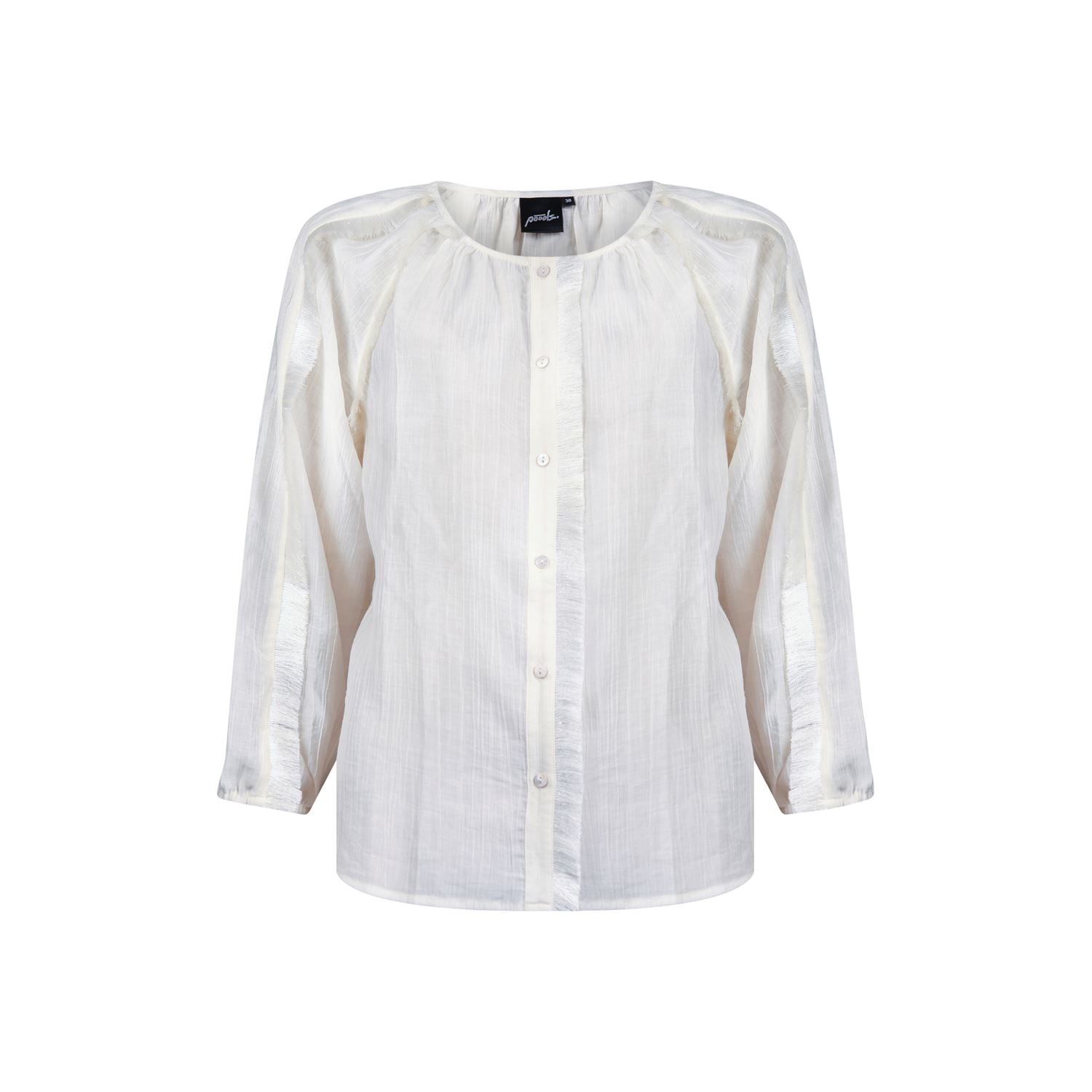 Blouse fringes - off white