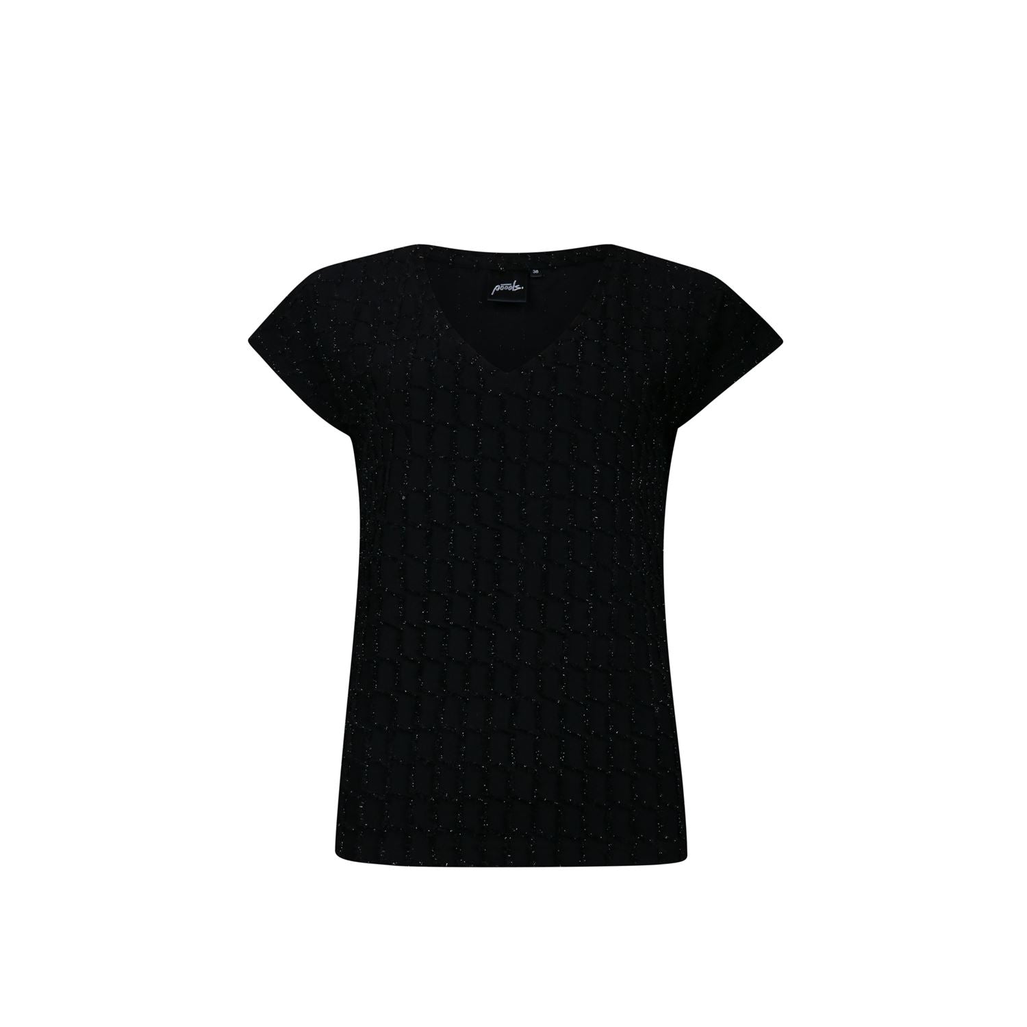 T-shirt fringes - black