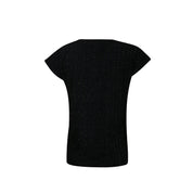 T-shirt fringes - black