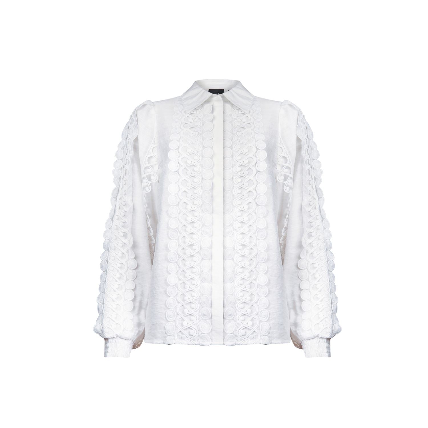 Blouse lace - off white