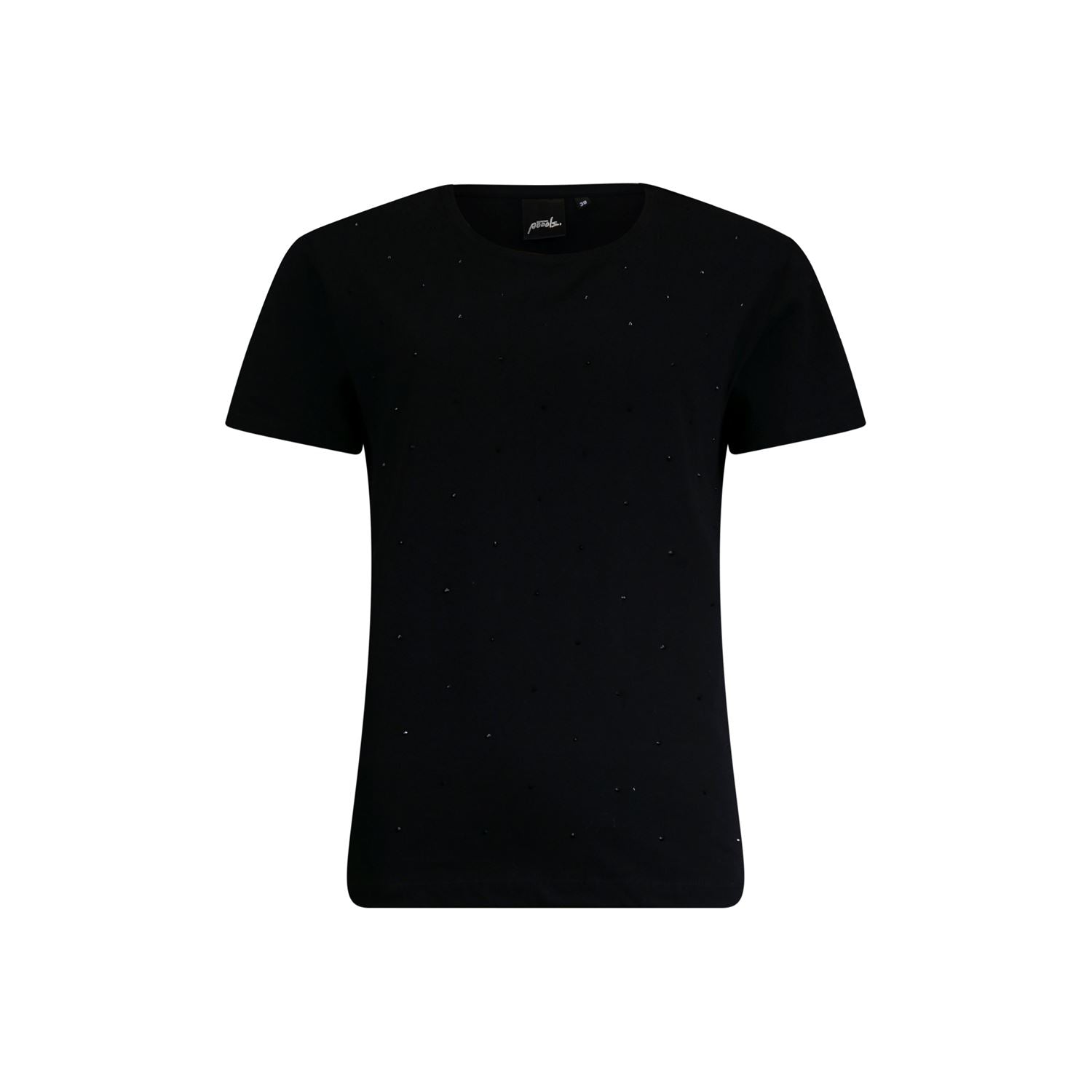 T-shirt strass - black