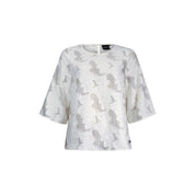 Blouse flower - off white