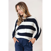 Sweater striped - blue