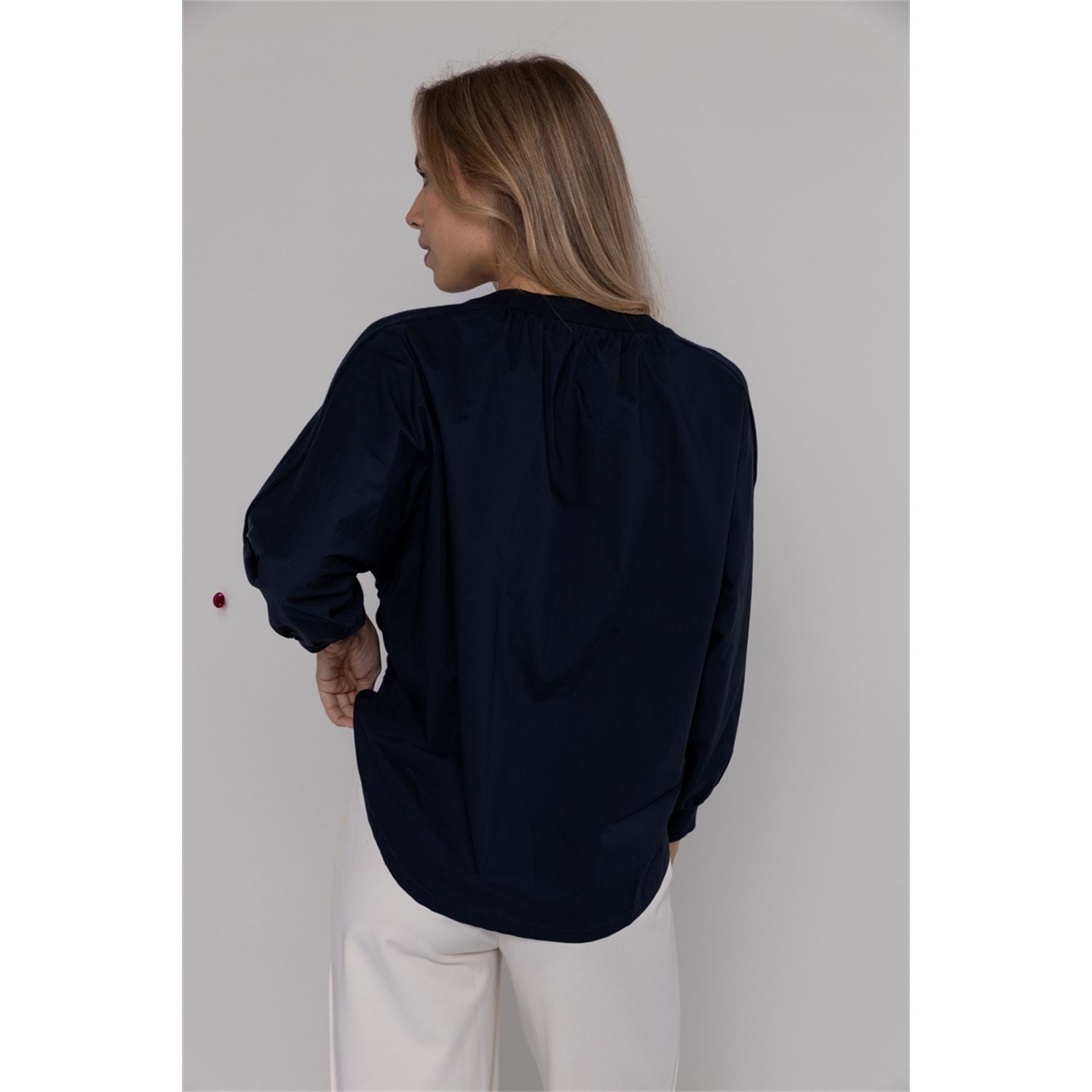 Pullover woven blend