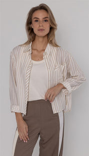 Blouse lurex stripe