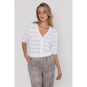 Cardigan fancy stitch