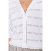 Cardigan fancy stitch