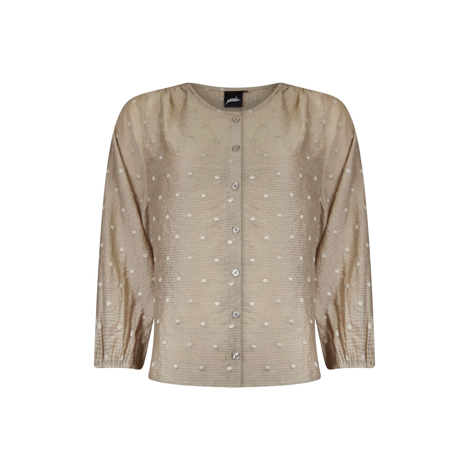 Blouse borduur dots