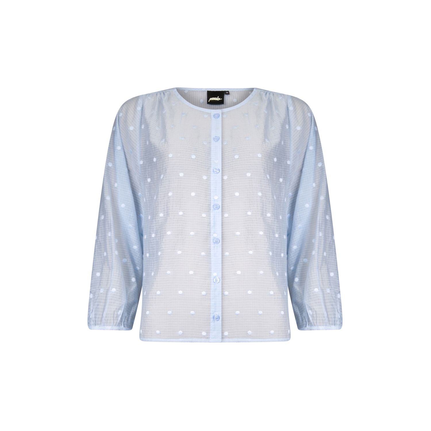 Blouse borduur dots