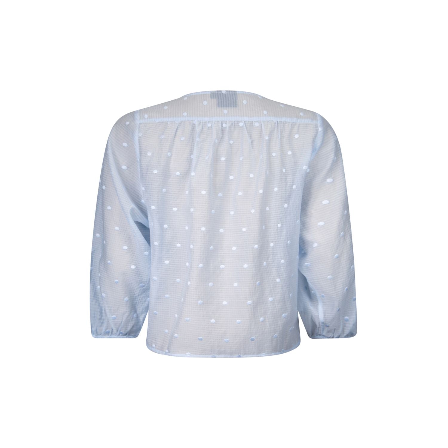 Blouse borduur dots