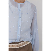 Blouse borduur dots