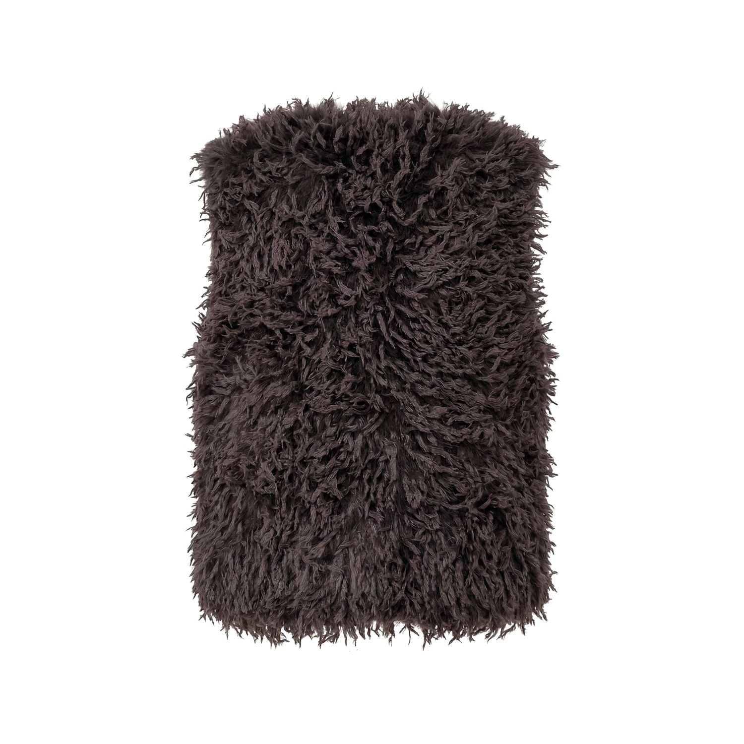 Gilet hairy fur