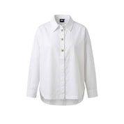 Blouse gold buttons