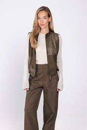 Gilet suedine
