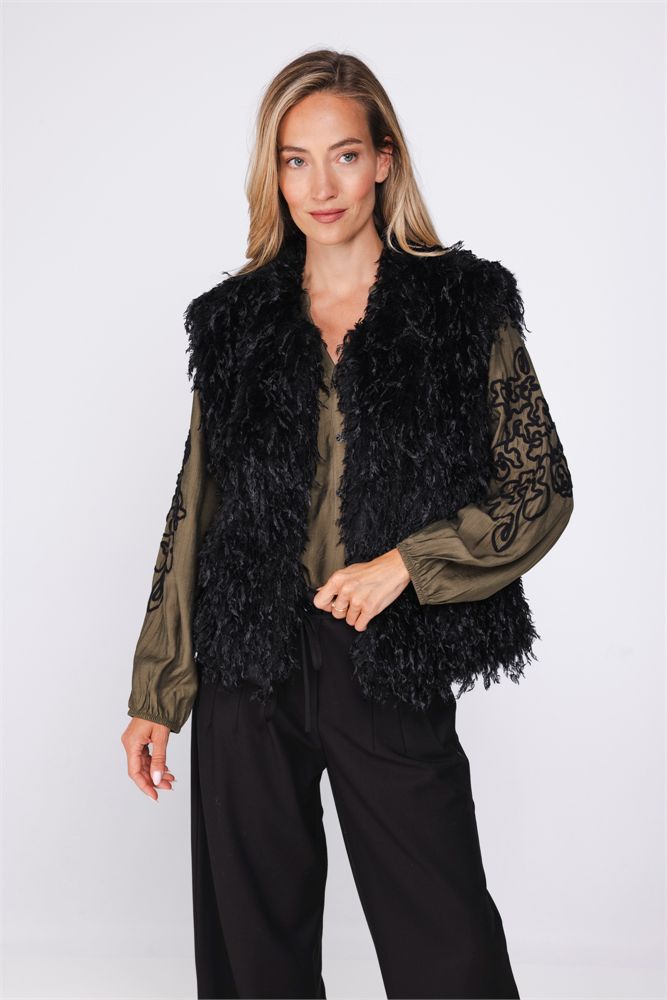 Blouse borduur mouw