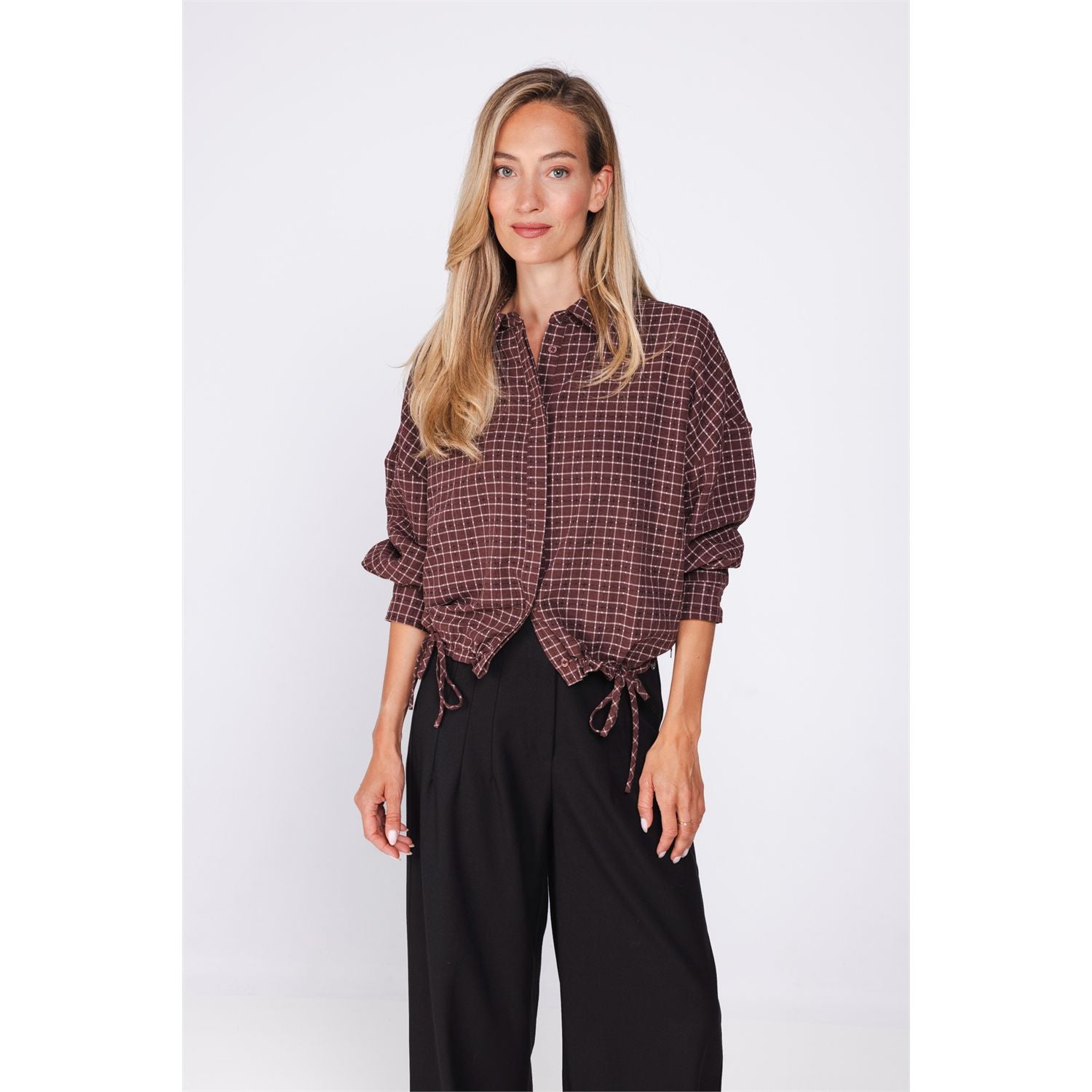 Blouse 3 col. check