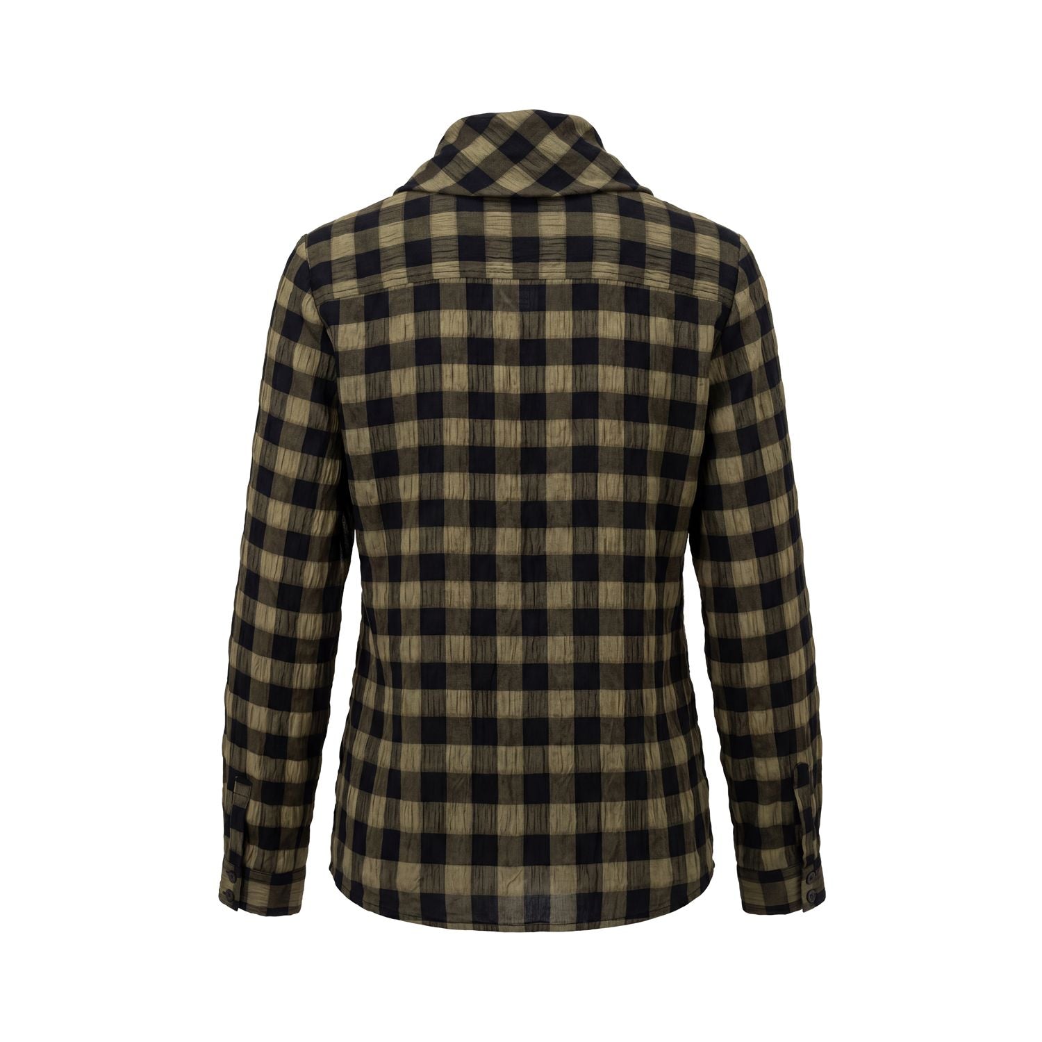 Blouse check scarf