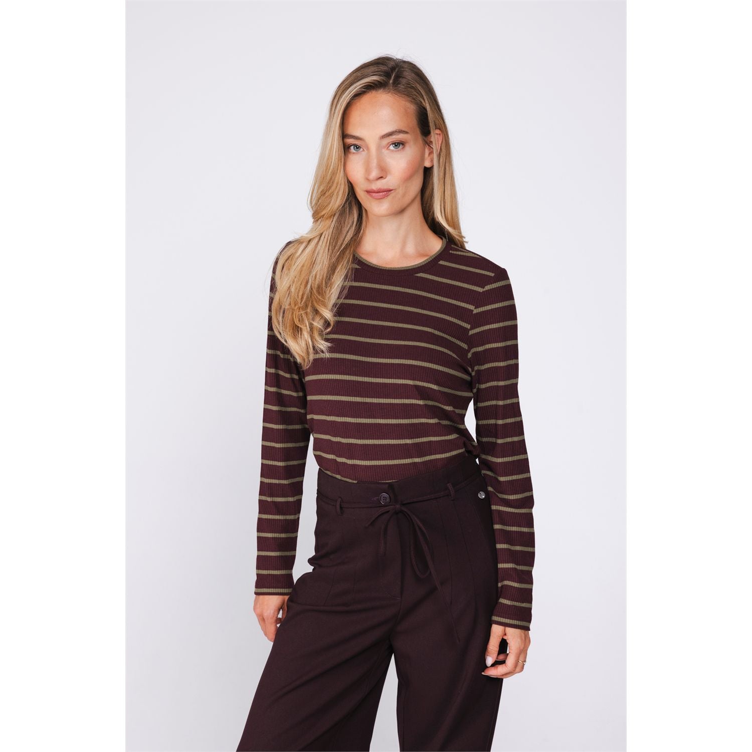 T-shirt rib stripe