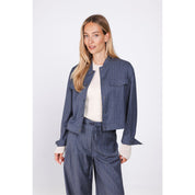Jacket chalk stripe