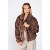 Jacket faux fur