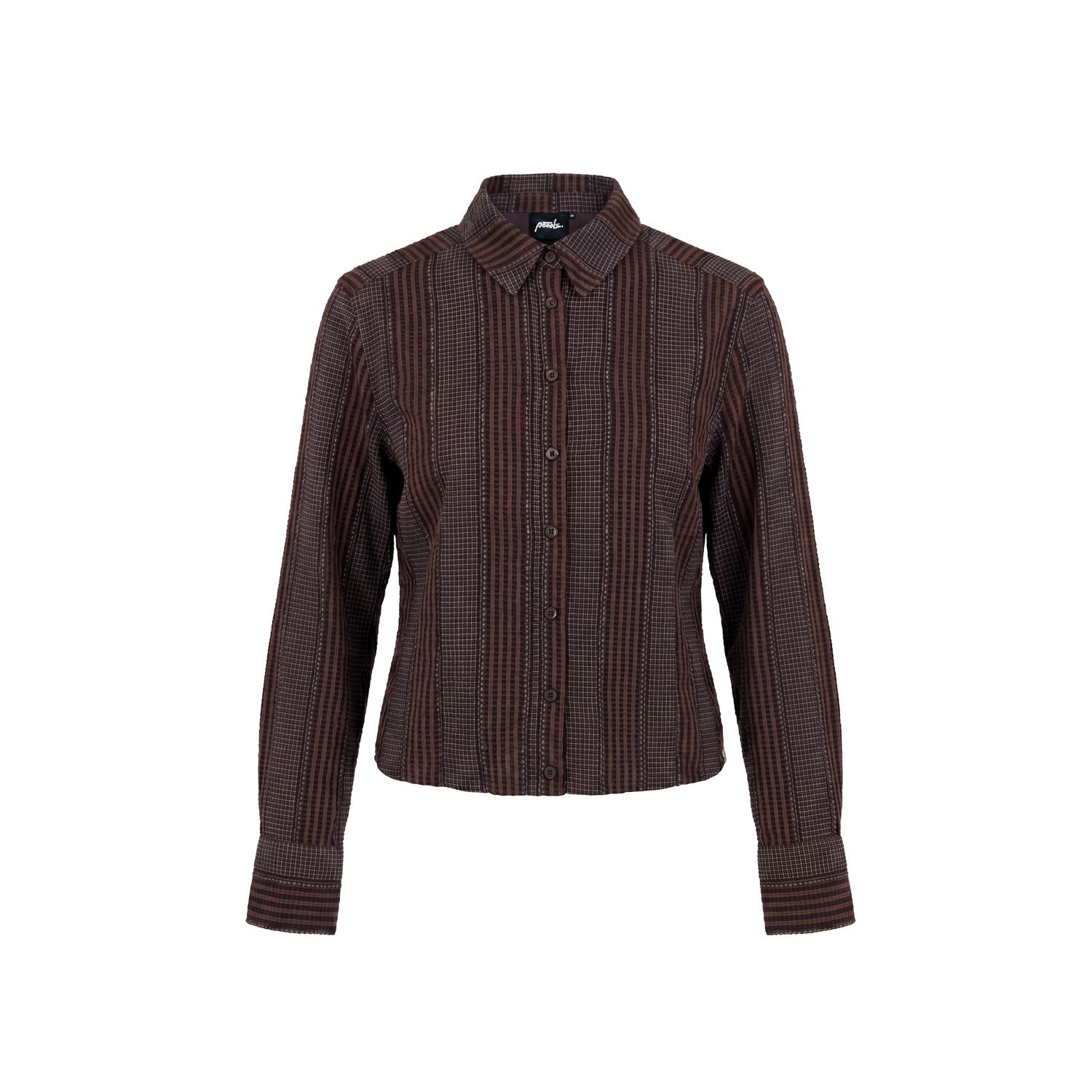 Blouse balloon check