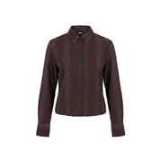 Blouse balloon check