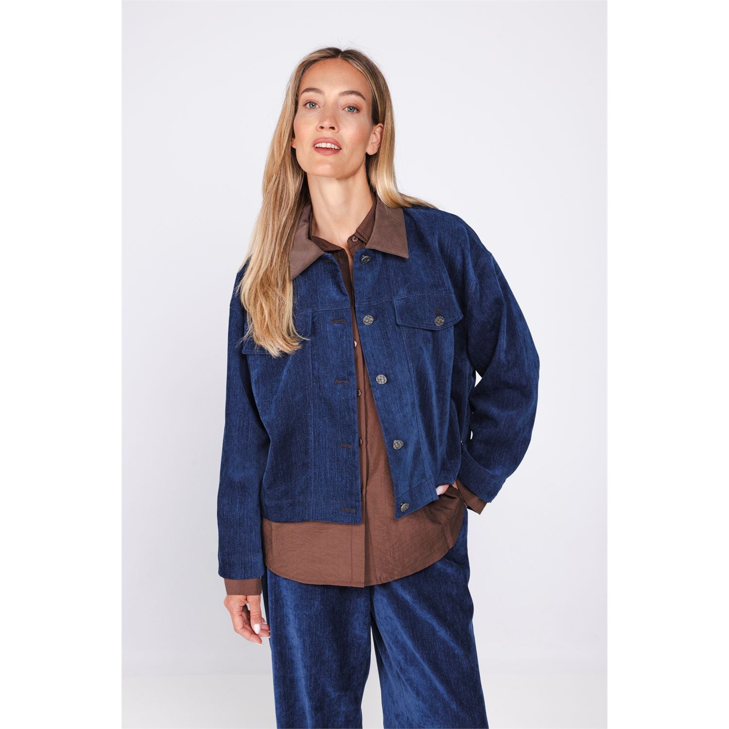 Jacket velvet touch