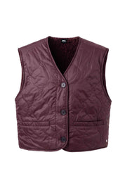Gilet fur mix