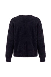 Pullover sequin rib